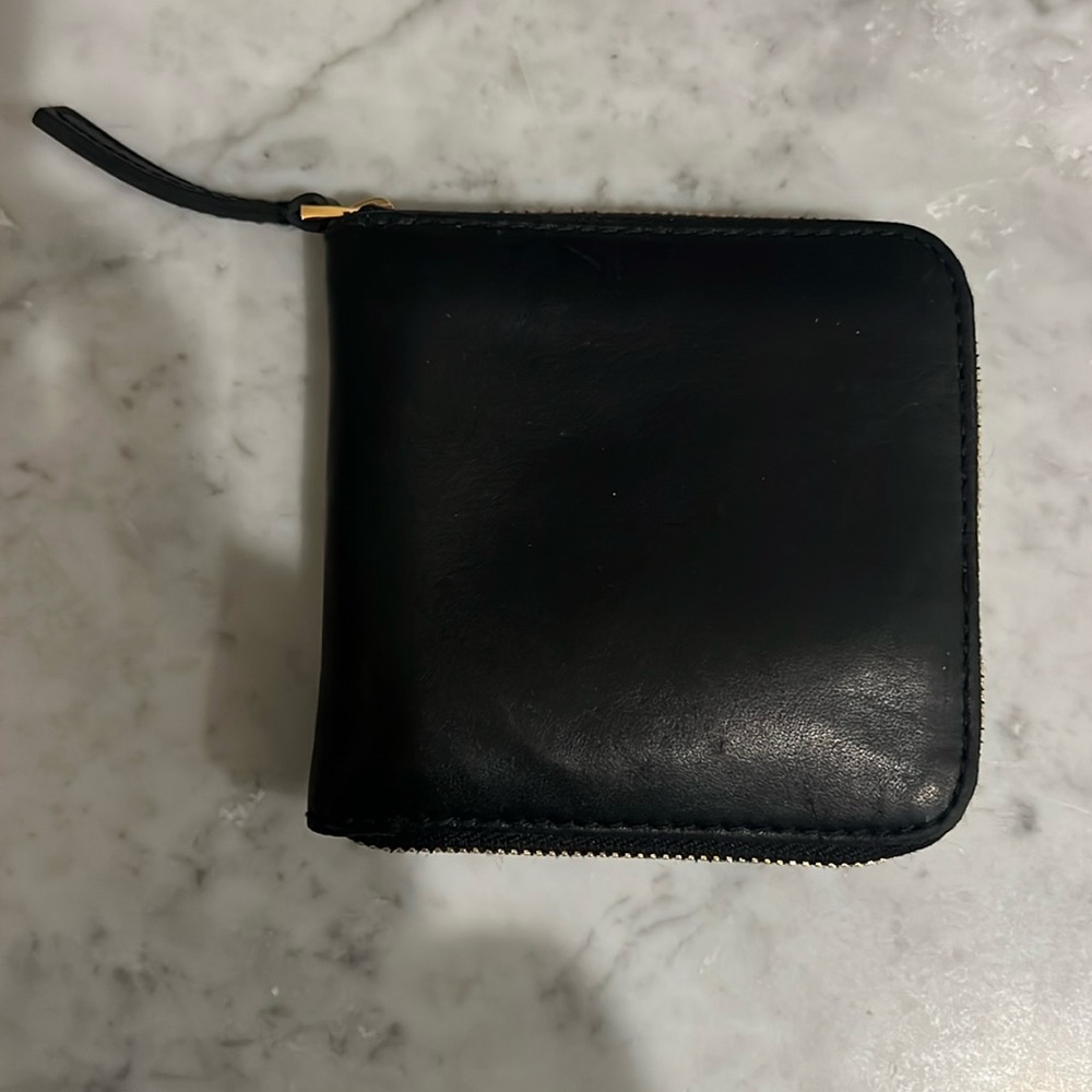 Madewell Essential Zip Wallet Black